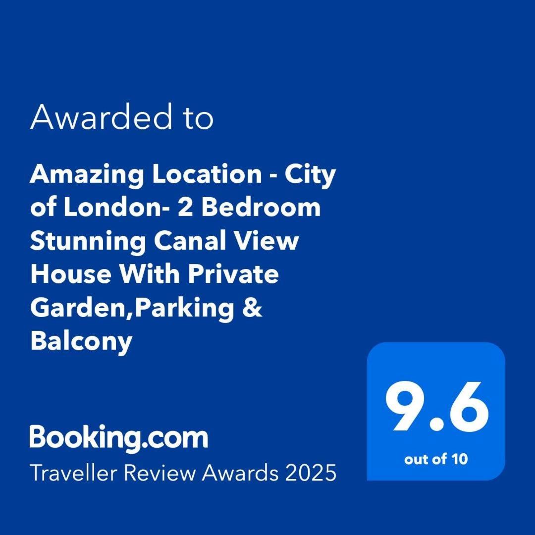 Amazing Location - City Of London- 2 Bedroom Stunning Canal View House With Private Garden,Parking & Balcony المظهر الخارجي الصورة